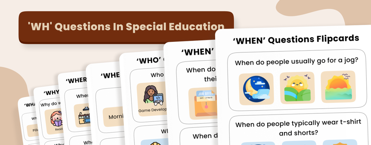 Teaching WH Questions in Special Education